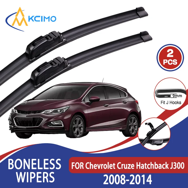 

For Chevrolet Cruze Hatchback J300 2008-2014 Car Wiper U-type Soft Rubber Boneless Wiper HD Quiet Durable Automotive Wiper 24"