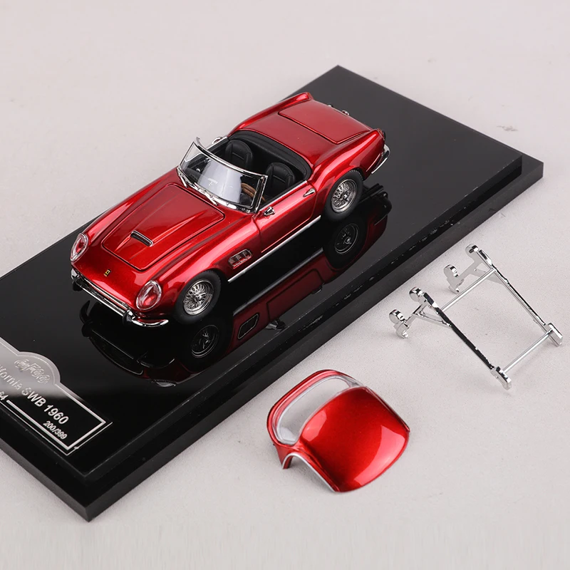 GFCC 1:64 250 California SWB 1960 Convertible Classic Roadster Alloy Model Car view 5