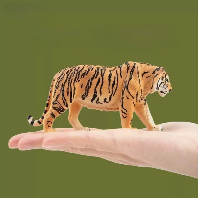 Realistic Wild Animal PVC Figurine, Zoo Creature Static Mini Statue, Diorama Accessory for Scene Building & Desktop Display