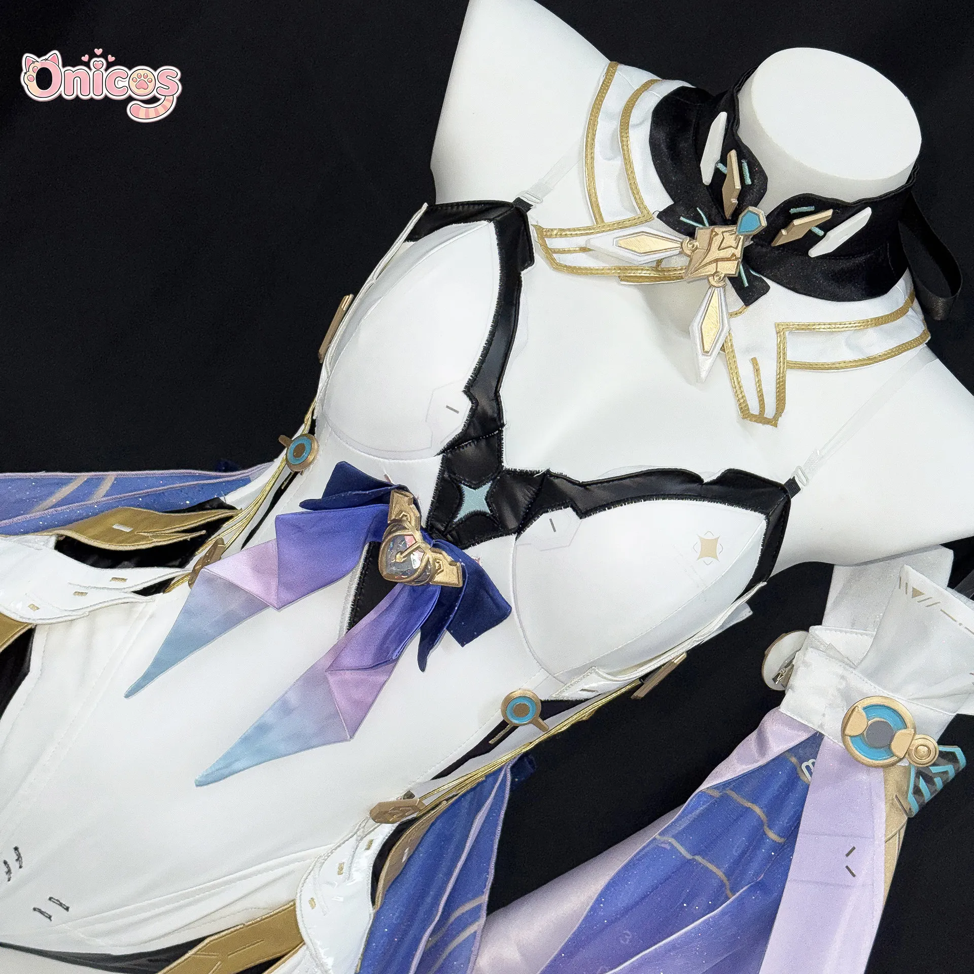 Game Wuthering Wave Aemeath Cosplay Costume Science fiction elegant one-piece tight combat dress Onicos
