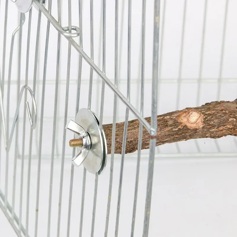 الخشب الطبيعي الحيوانات الأليفة الببغاء الخام الخشب شوكة شجرة فرع حامل رف السنجاب الطيور الهامستر فرع Perches مضغ لدغة اللعب عصا #2