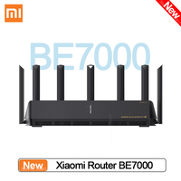 Xiaomi Router BE7000 Mi Router 7000 1GB Mesh PPPoE Tri-Band WiFi Repeater Signal Amplifier VPN IPTV 4x2.5G Ethernet Ports Modem