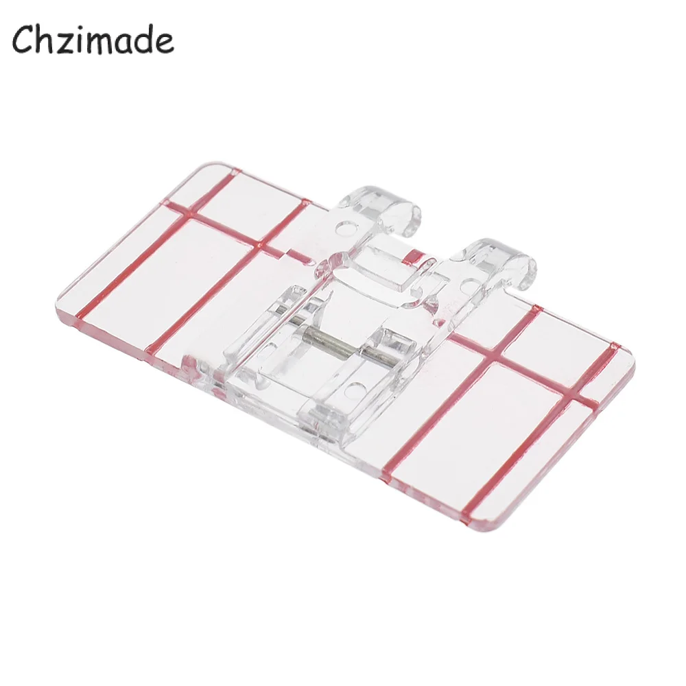 Chzimade Parallel Presser Foot Feet For RJ-605 Home Sewing Machine Diy Straight Seam Stitching Home Sewing Machine Accessories