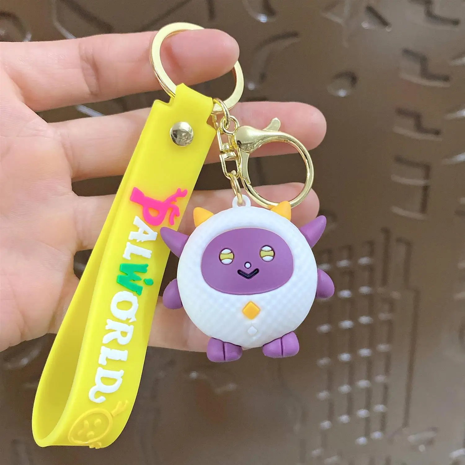 Neuer Palworld Chillet Cryolinx Chikipi Plüsch-Schlüsselanhänger, hochwertiges, niedliches Puppendesign, perfekt für Paare, Taschen oder Auto-Accessoires. – Detail 7