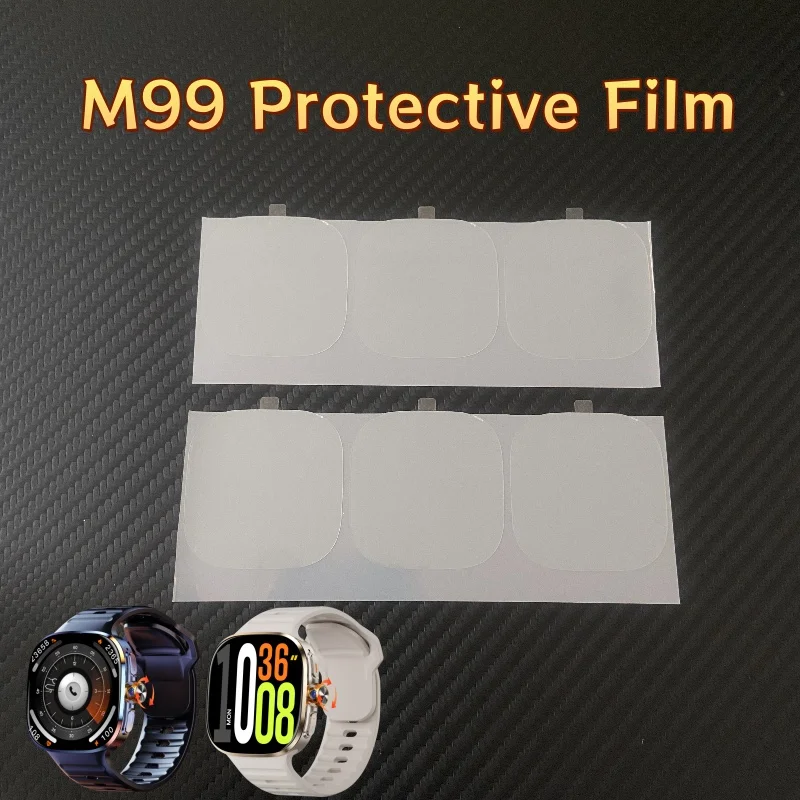 Protetor de Tela Original M99, Filme Protetor, Acessórios para Relógio Inteligente, Cabo de Carregamento, Adaptador de 22mm para SmartWatch Android