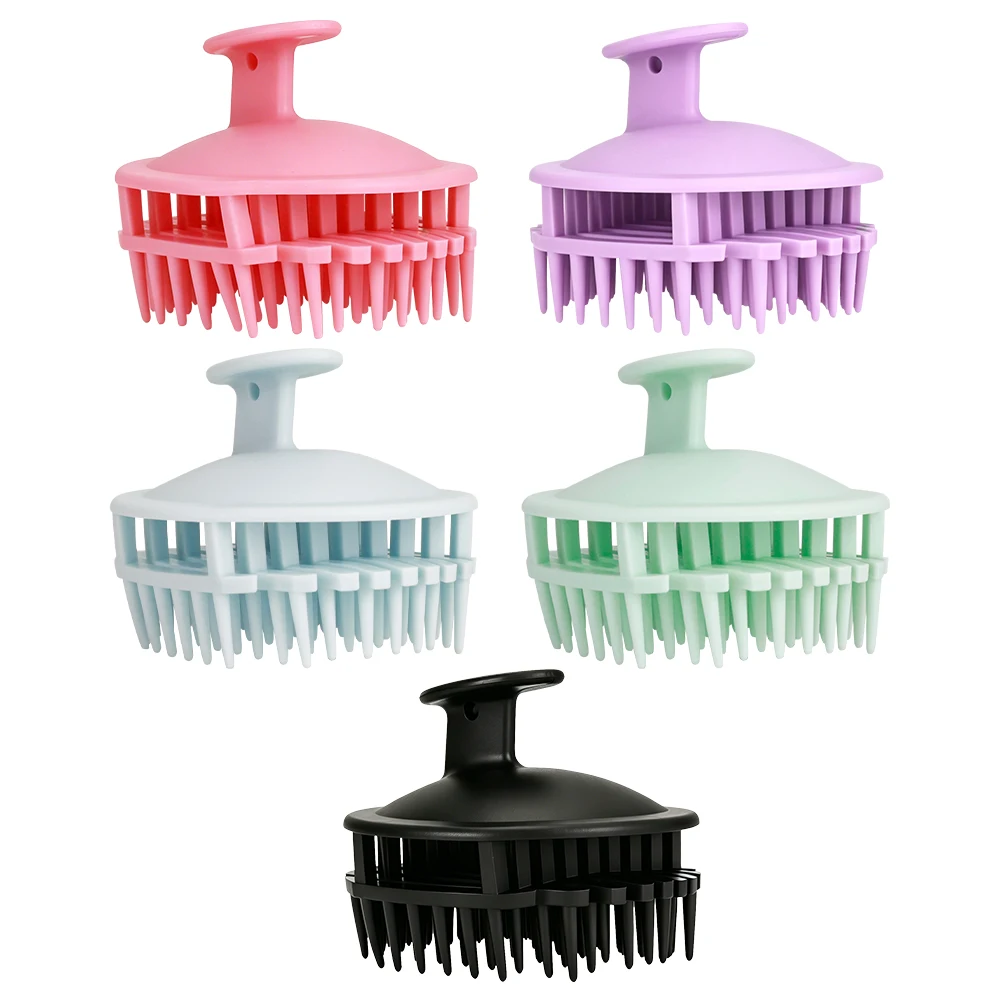 1pcs Head Scalp Massage Comb Hair Washing Comb Body Massage Shower Brush Silicone Shampoo Brush Salon Hairdressing Tool