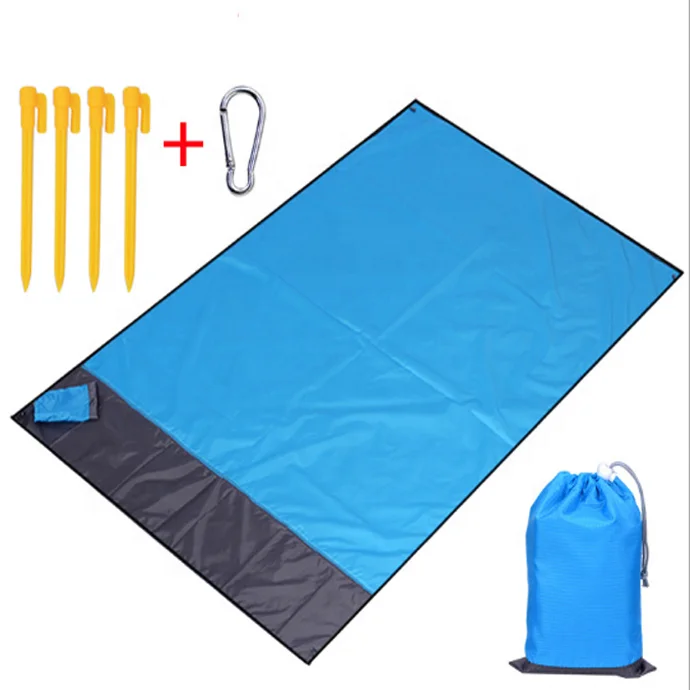 

Sand Free Beach Mat Waterproof Camping Beach Blanket Pocket Picnic Mat Portable