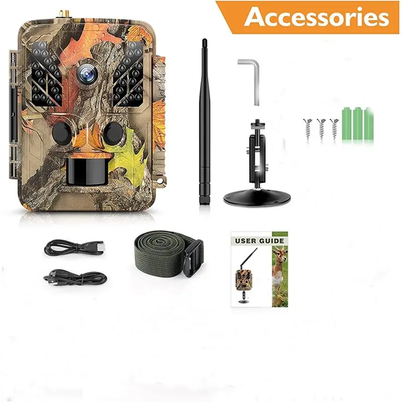B68A WIFI APP Trail Camera With WIFI APP 0.2S Trigger IR Range 30M Support GPS Tracking IP67 Waterproof Wildlife Motion