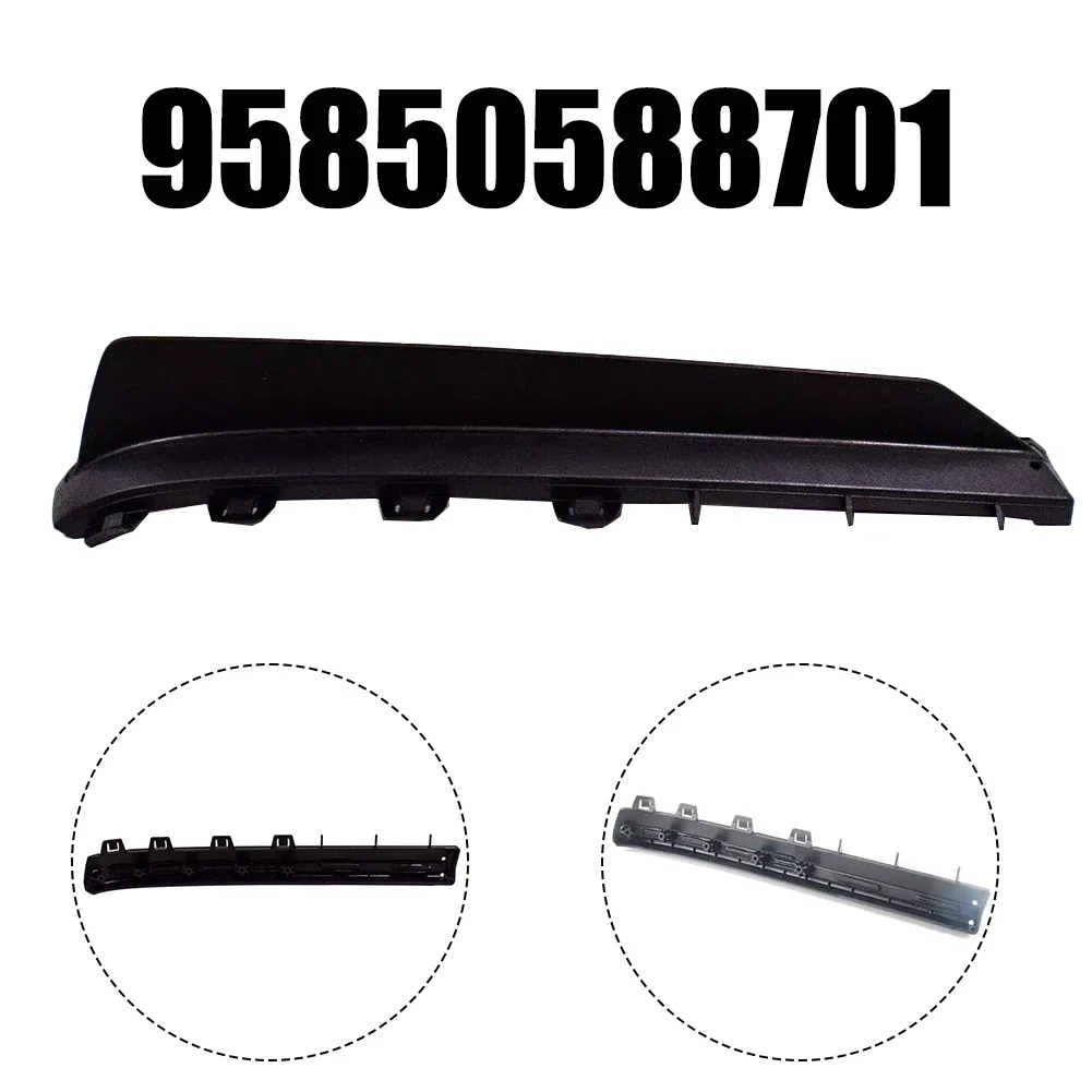 Front Side Black ABS Composite Material Bumper Spoiler Fitment for Cayenne SUV Models from Year Eleven to Seventeen