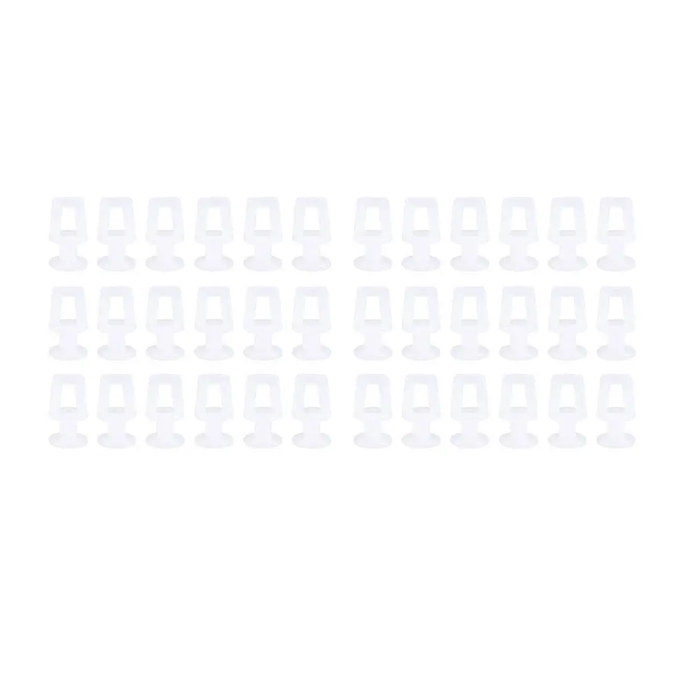 200 قطعة بكرة الستار المواد البلاستيكية السلس المتداول المسار بكرات للمنزل مكتب غرفة نوم نافذة الستار الملحقات