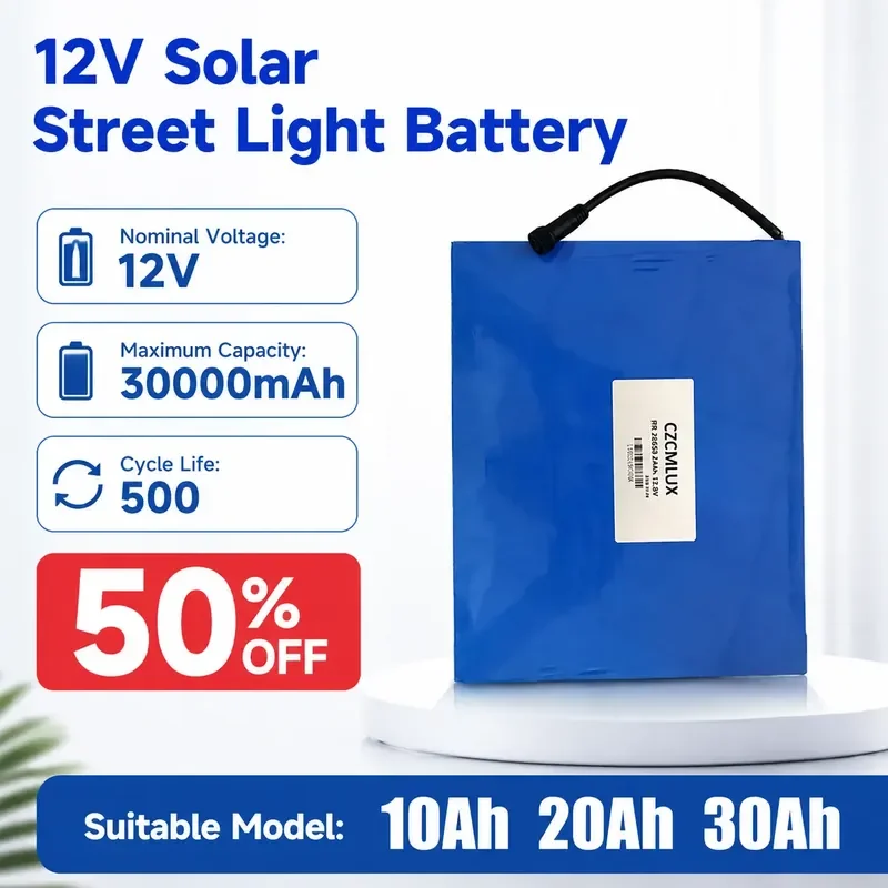 

For 18650 26700 32700 Lithium Iron Phosphate Battery 12V 12.8V Solar Street Light Weather Station