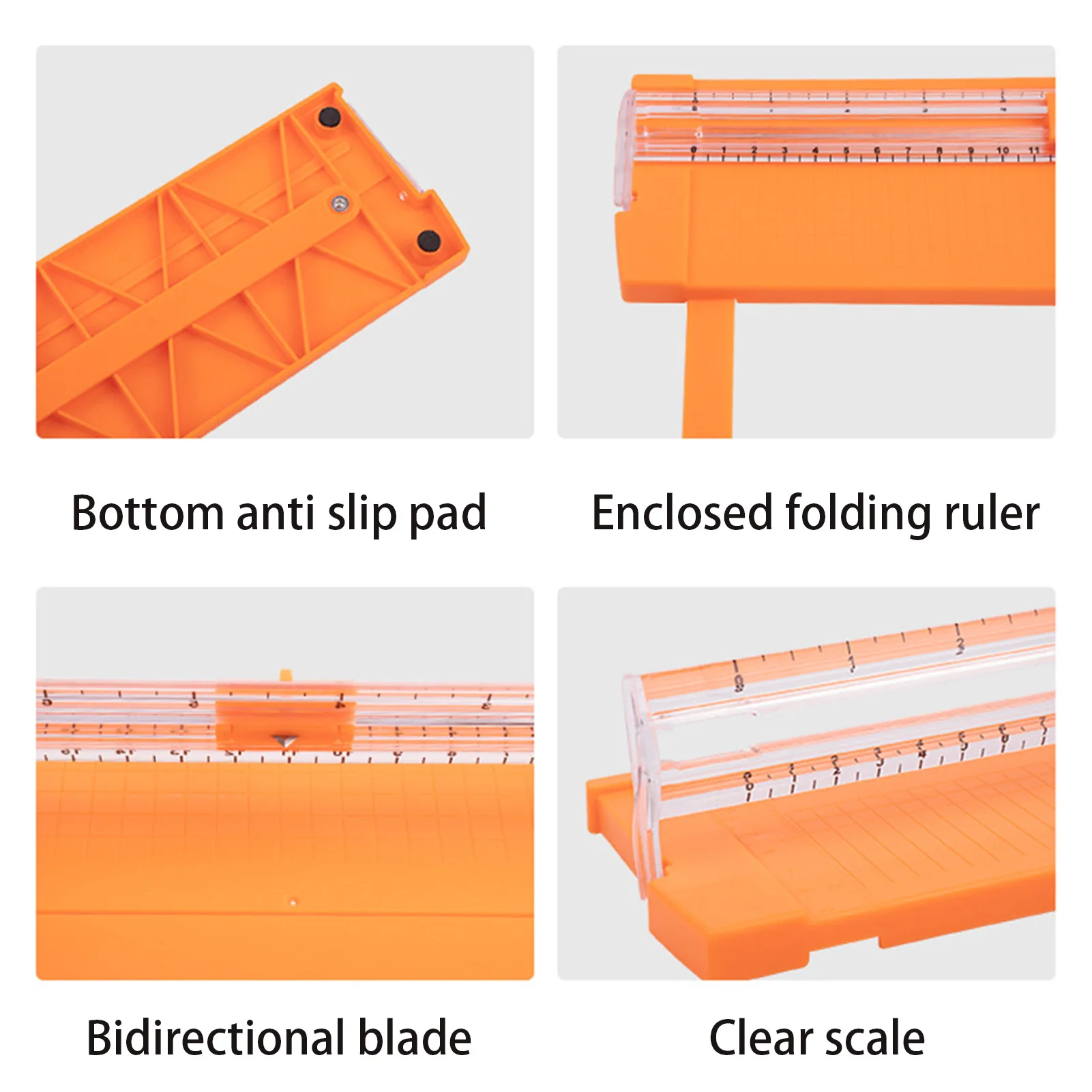 Mini Portable Paper Cutter A3 A4 Photograph Photoprint Card Cutter Replaceable Spare Blade Student School Office Stationery