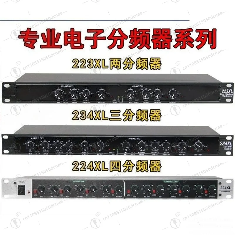 Dual Channel Crossover Frequency Divider 223XL 224XL for Audio System Replacement