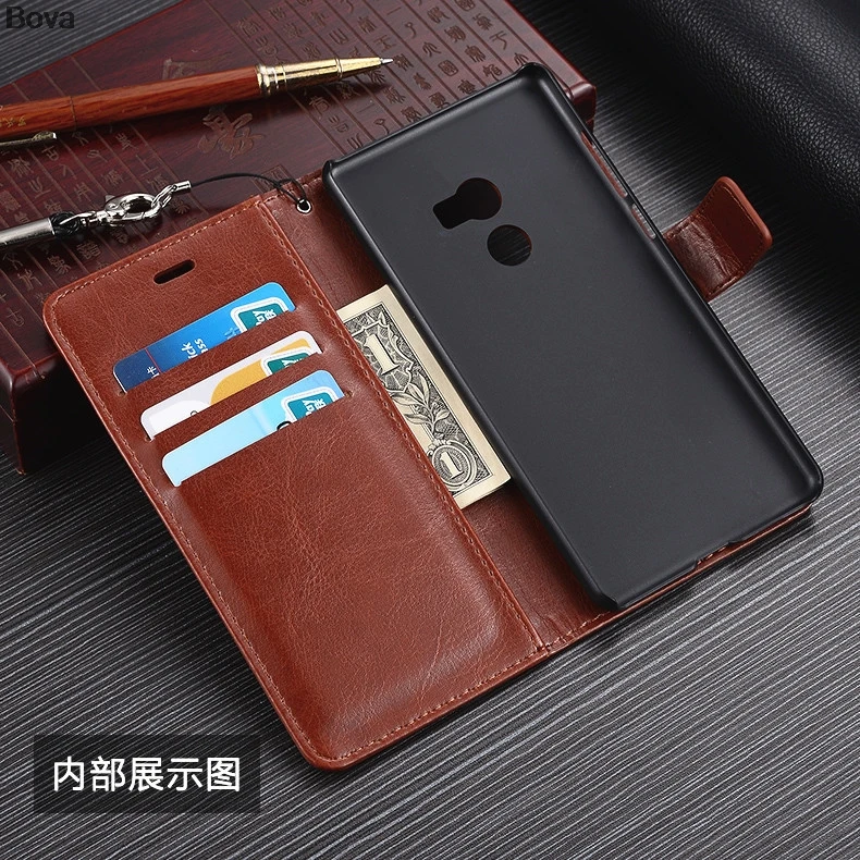 card holder cover case for Xiaomi Mi Mix 6.4-inch Pu leather case flip phone cover wallet case for Xiaomi Mi Mix 2 2s 3 4