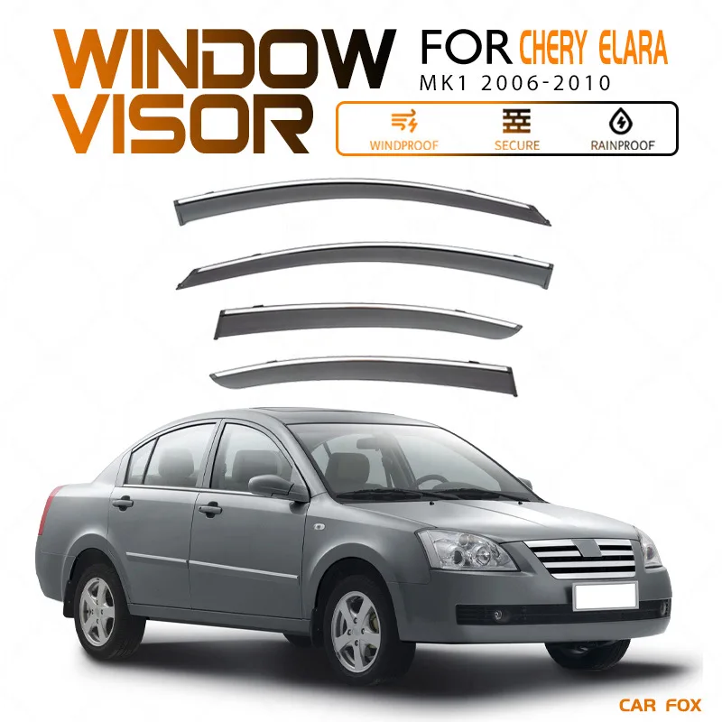 

Для Chery Elara 2006-2010 козырек на окно автомобиля, тент, навесы, лобовое стекло, боковое окно, козырек от дождя, автоаксессуары, Стайлинг автомобиля