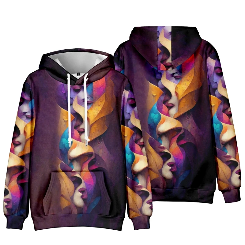 New Abstract Sweater Hoodie Long Sleeve Kids Men Women Hoodies Mexico Holiday Sweatshirts Unisex Hip Hop Streetwear Jacket