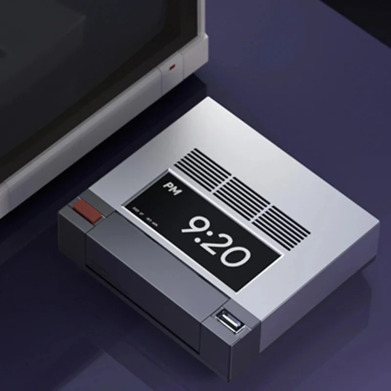 AYANEO Retro Mini PC AM02 8845HS Video Game Consoles 32G+1TB Wireless BT5.2 Mini Gamer with 4" Multi-function Touch Screen Win11