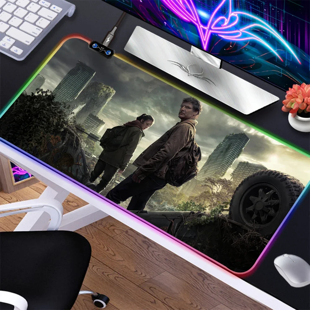 Last Of Us Large Mouse Mat Gaming Mousepad Big Gamer Mousepads Nonslip Rubber Keyboard Table Mats Desk Pad RGB Mouse Pads XXL