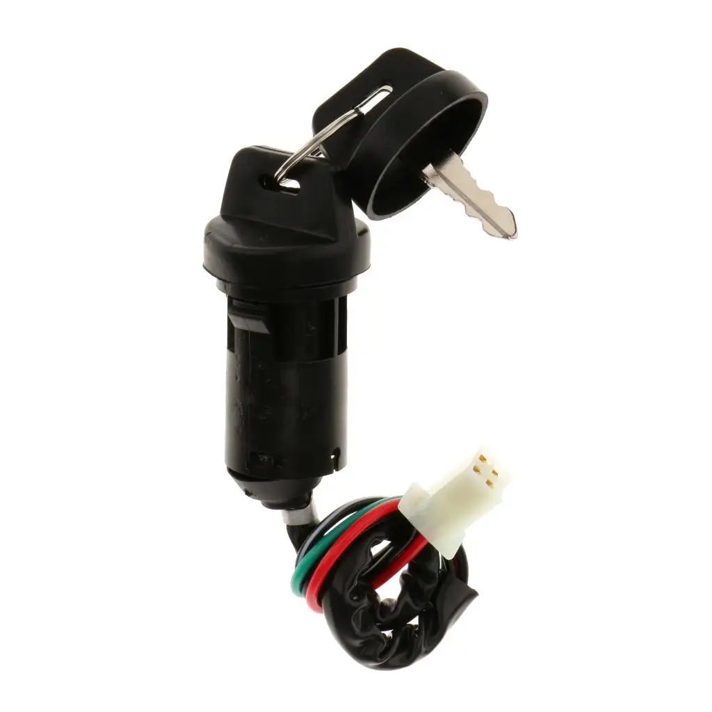 Ignition Key Scooter ATV Moped Kart Electric Motorcycle Switch Lock & Barrel Ignition key Switch for Vehicle