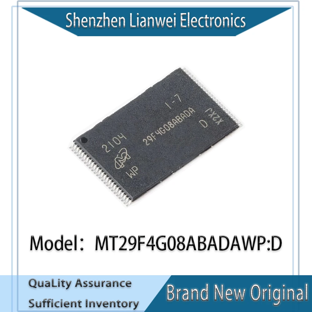 

100% New Original 29F4G08ABADA MT29F4G08ABADAWP:D MT29F4G08ABADAWP Flash 4GBIT IC Chipset TSOPI-48