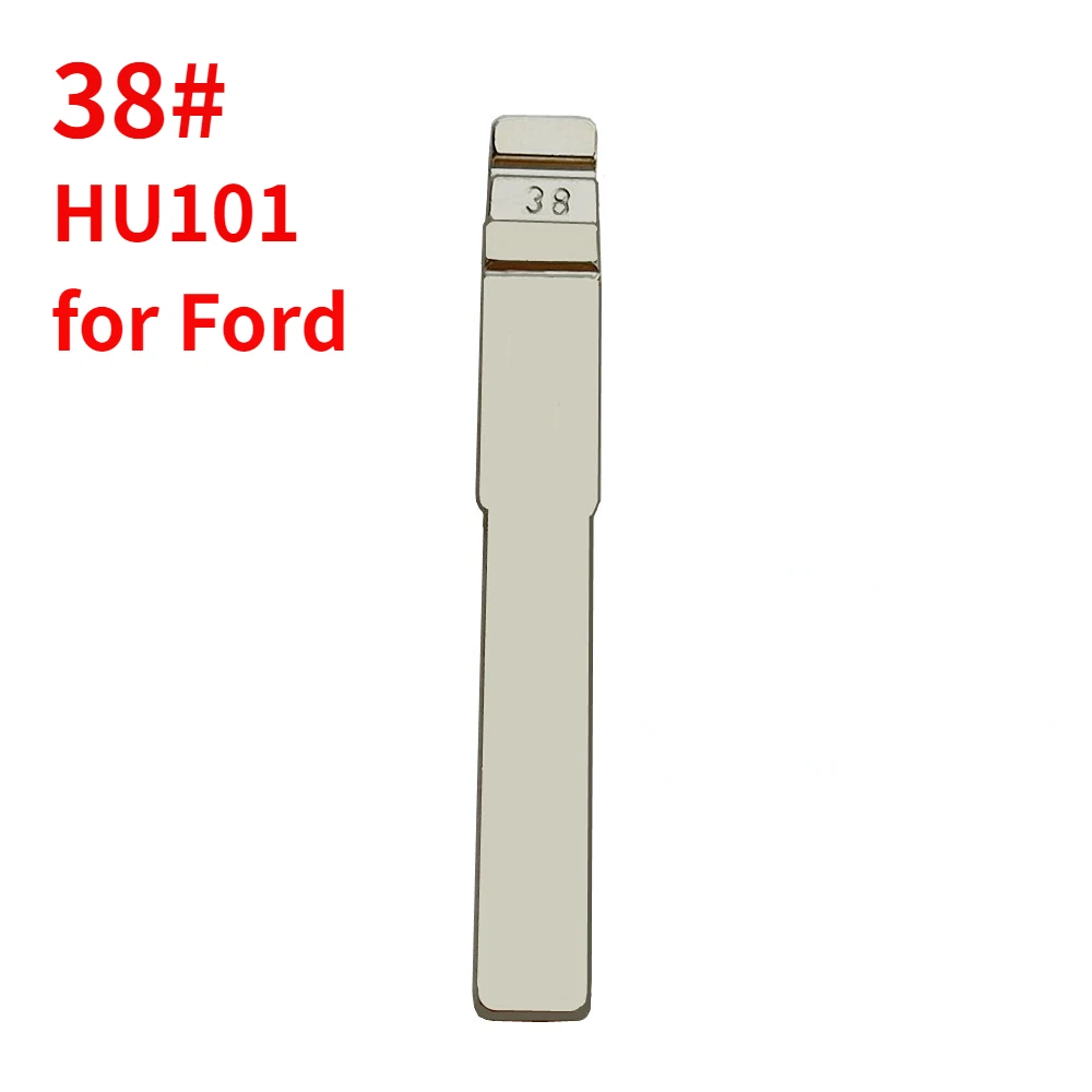

10/20/50pcs/lot Metal Uncut Flip KD Remote Car Key Type HU101 #38 KD Key Blade for Ford Fusion Focus Mondeo Land Rover Jaguar