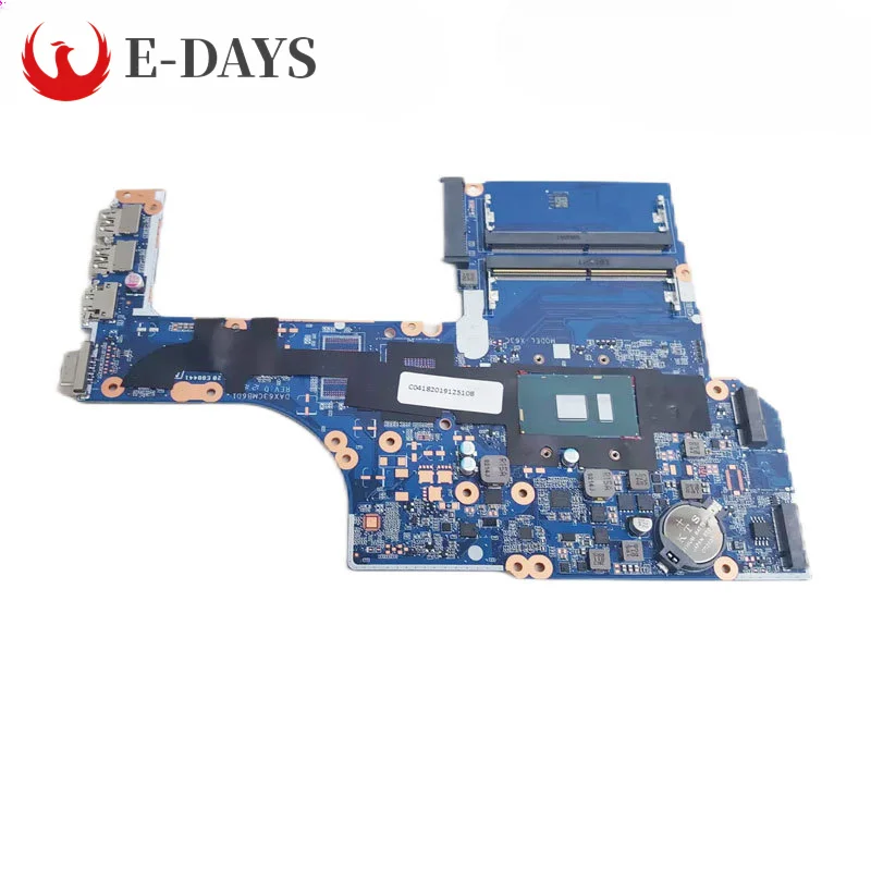 

For HP ProBook 450 G3 470 G3 Laptop Motherboard DAX63CMB6D1 DAX63CMB6C0 Mainboard with I3-6100U I5-6200U I7-6500U CPU UMA DDR4