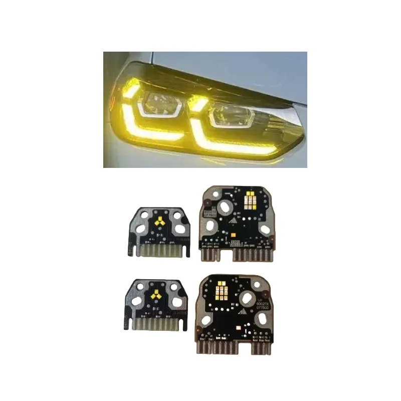 

Yellow Angel Eye DRL LED Boards for 2022 2023 BM-W X3 X3M G01 X4 X4M G02 F97 LCI Headlight Blue Daytime Running Light Red