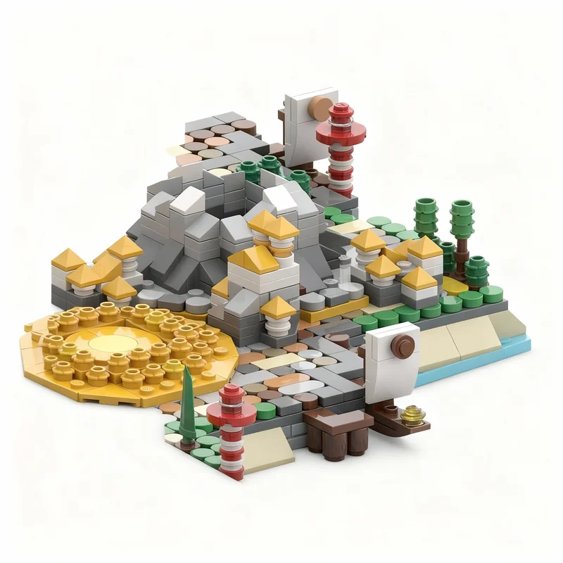 5432pcs MOC Settlers Rebricked - Board Game Catan ulasan dan harga