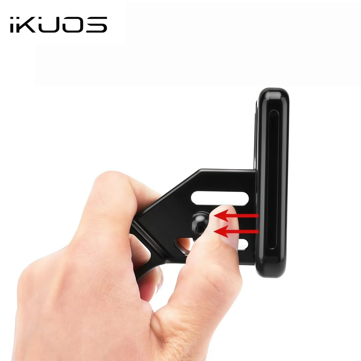 IKUOS PNS03 Erhöhter vorderer Gepäckträgeradapter für Dahon/Brompton/JAVA Neo Falträder – CNC-Aluminium mit integriertem Schnellverschluss – Detail 4