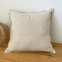 Cotton Linen Sofa Cushion Cover Decoration Throw Pillow Cover Waist Pillowcase Pillows for Sofa Bed Chair Couch Decorative