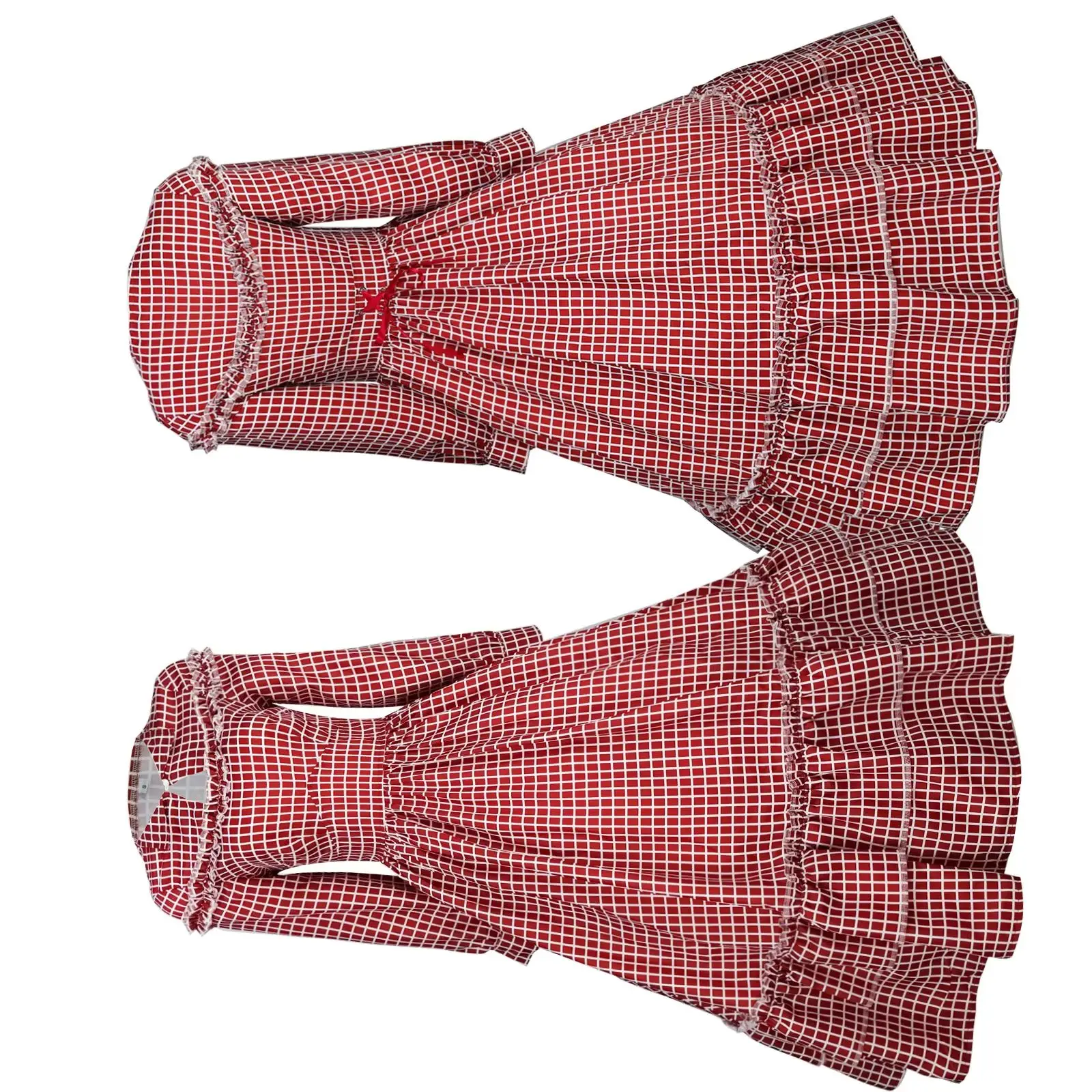 

Renaissance Historical Period Plaid Dress Medieval Victorian Civil War Tea Garden Dress Theatre Stage Performance Ball Gown