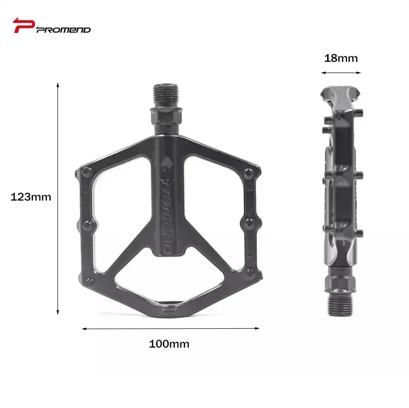 Bicycle Pedals Bearing R27 M29 MTB Road Bike Pedal Platform Ultralight DU Bearing Bicycle Flat Pedals MTB BMX Bicycle Parts