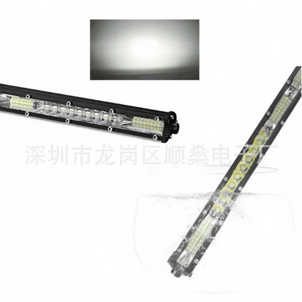 Slim 90W LED Light Bar 10 Inch Single Row Combo Beam Driving Lamp For Off Road Truck Car Exterior Fog Work Lighting