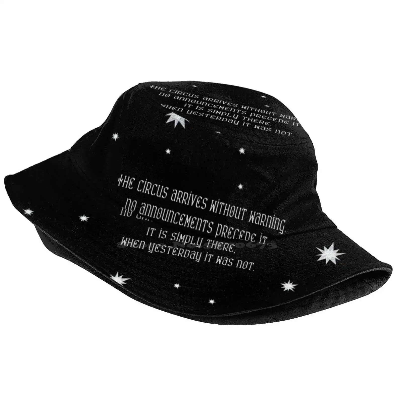The Night Circus - At Night Sun Cap Fisherman Hat Bucket Hats Circus The Night Circus Erin Morgenstern Reveur French Dreams Red image 2