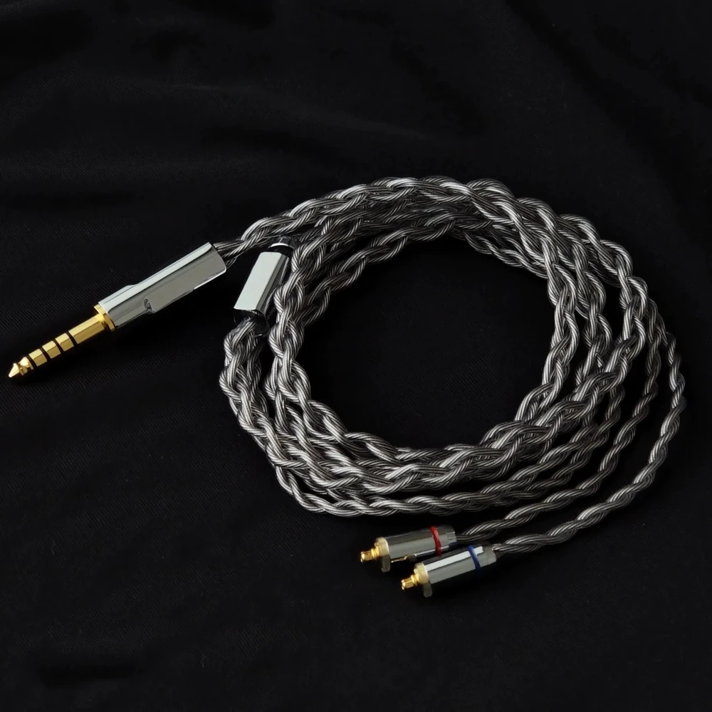 Для JVC HA-FD01/FD02/FW1000/FW1800 графеновый OCC посеребренный кабель для обновления 2,5/3,5/4,4 мм сбалансированный провод для наушников