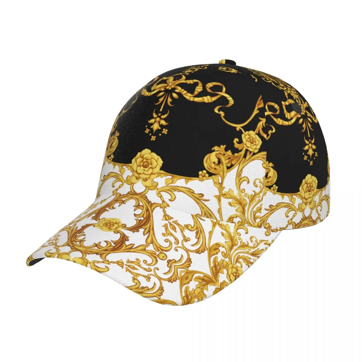 Golden Baroque Outdoor Sport Caps Baseball Hat Men Women Visor Cap Baseball Cap Street Hip Hop Caps golf hat men