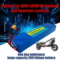 AOVO AOVOPRO Kamukai and SmartOne scooters are equipped with 36V 9800Ah10S3P long-lasting large capacity lithium battery