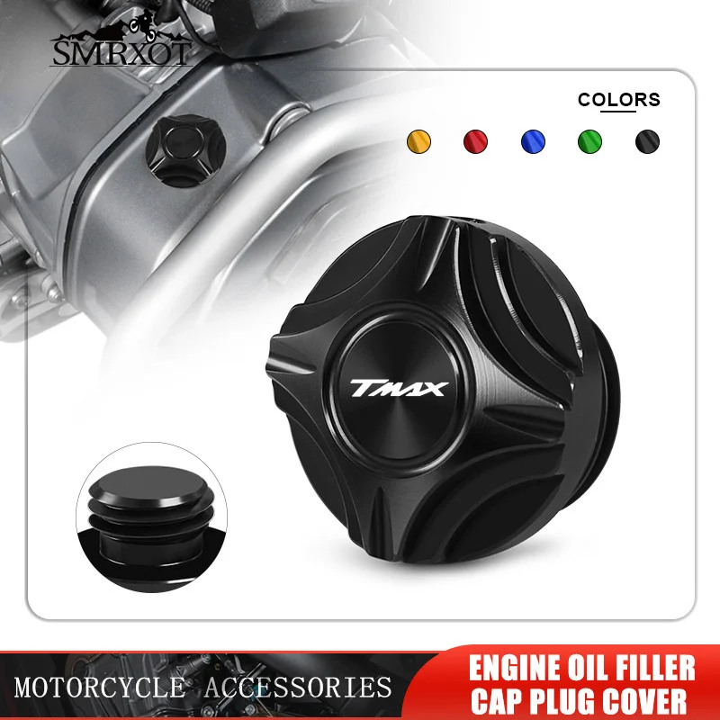 

For TMAX500 TMAX530 DX SX TMAX560 TECH MAX 2008-2024 Motorcycle Oil Cap Bolt Screw Protection Cover tmax Engine Oil Cap