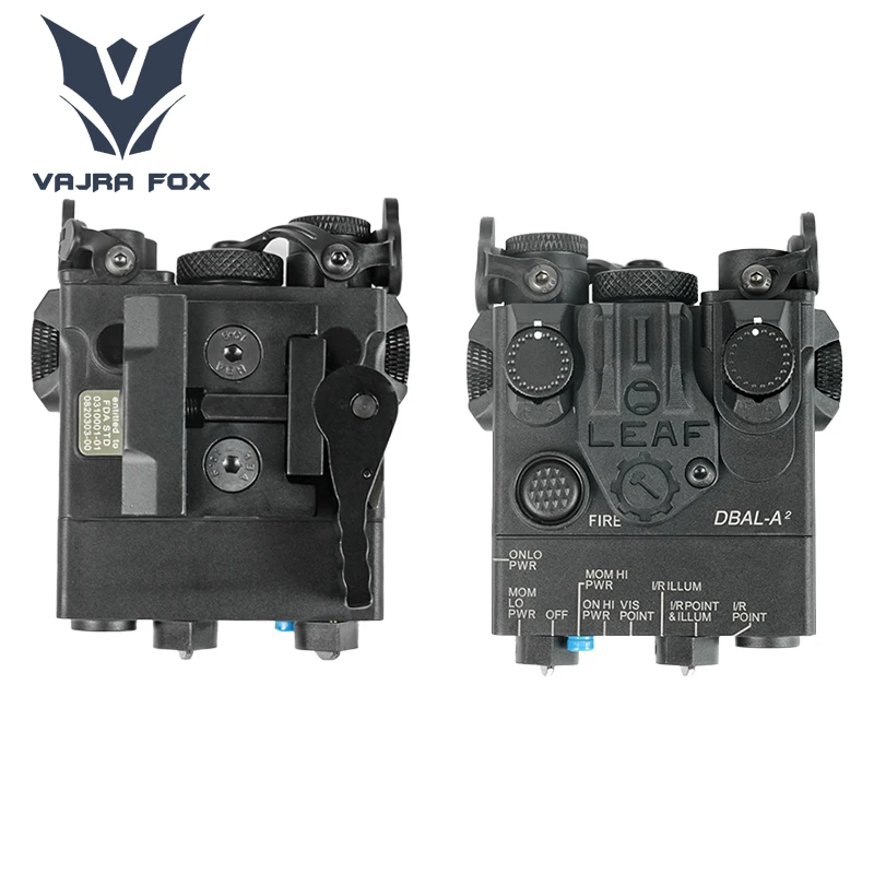 Dbal A2 Rosso Verde Laser Arma Luce PEQ Luce Bianca Accessori di Puntamento Attrezzatura da Caccia Airsoft Esterna Adatta per Guida da 20mm