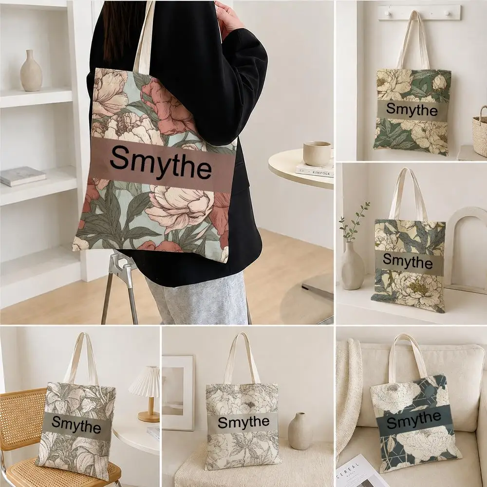 Designer Pattern Canvas Tote Bag fashion Smythe Storage Bags Fashion Streetwear Print Collectible Shoulder Bag Shopping