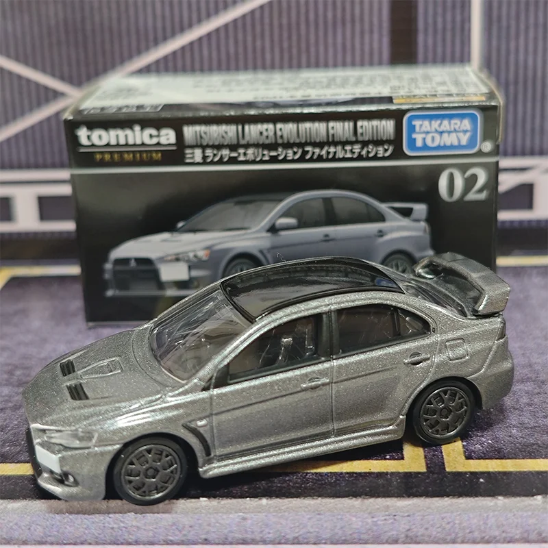 

Takara Tomy Tomica Premium No.02 Mitsubishi Lancer Evolution Final Edition Simulation Diecast Car Model Collectible Toys