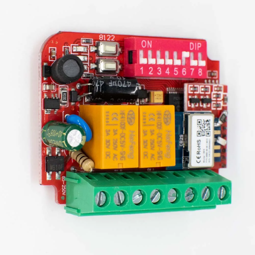 WIFI Garage Sliding Swing Gate Door Opener Universal Receiver 2CH Controller Smart Operator 433 868MHz Tuya Frequency 433-900MHz