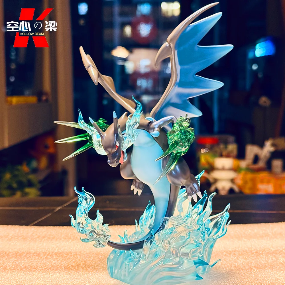 [1/20 Scale World] Mega Charizard X Super CharizardX Toy Figure Decoration