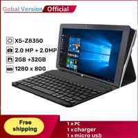 New Sales 10.1 INCH RCA 2in1 Mini Notebook 2GBDDR +32GB ROM Windows 10 Tablet PC USB 6000mAh Battery Dual Camera