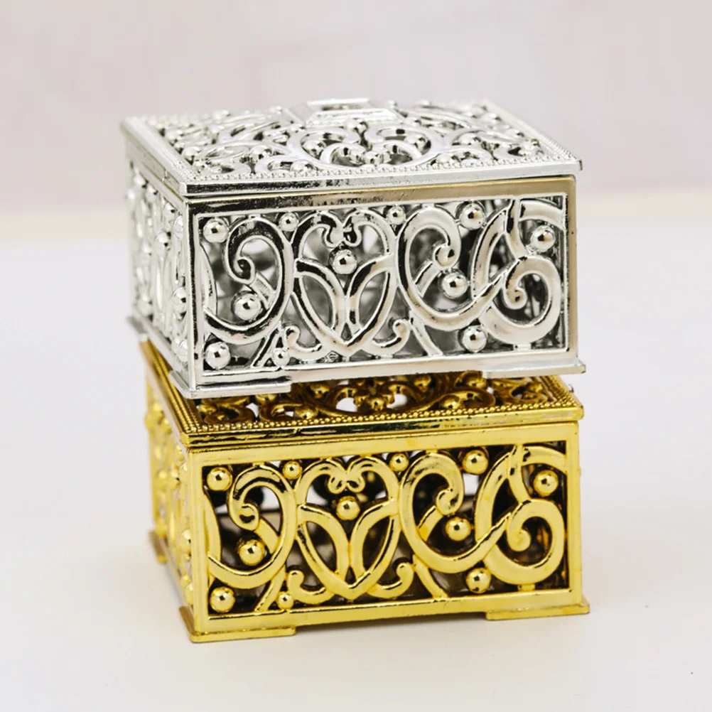 

24Pcs Mini Square Hollow Candy Boxes Plastic Gift Boxes Flower Pattern Party Favor Cases for Candy Chocolate Cookies Packaging