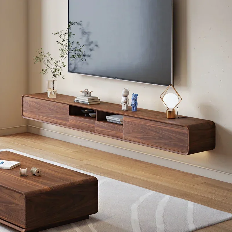 Nordic Tv Stand for Living Room for Salon Solid Construction Easy to Use Multi-Purpose Use Anti-Tip Design Space Saving