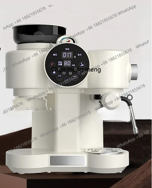 

Italian Semi-Automatic Coffee Machine Extraction Steam Milk Froth Grinding Integrated Household Semi-Commercial Grade