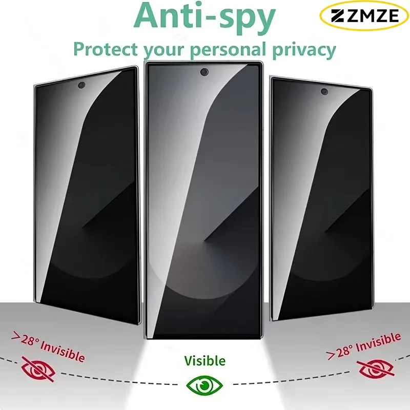 Vollständiger Sichtschutz Gehärtetes Glas Schutzfolie für Samsung Z Fold 7 6 5 4 3 Glatte Strukturierte Explosionsgeschützte Displayschutzfolie – Detail 4