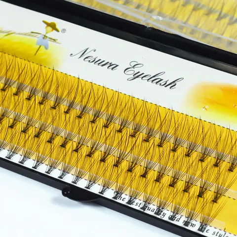 Natrual Long 10D Mink Eyelashes Extension Black Soft False Lashes High Quanlity Fake Eyelash Individual Grafting Makeup Tools