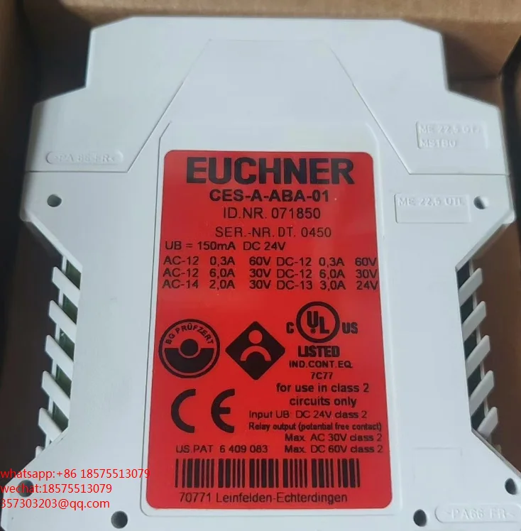 FOR EUCHNER CES-A-ABA-01 071850 CES Security Module Brand New 1 PIECE